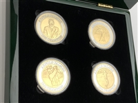 A Set of Arnold Palmer Limited Edition Masters Coins in Original Box