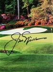 Jack Nicklaus Signed 2014 Masters Menu w/ Hole No. 13 Azalea JSA ALOA