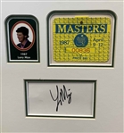 Masters Champions 1976-2000 Display w/ Signatures & Series Badges Ltd Ed #2/5 JSA ALOA