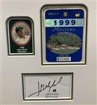 Masters Champions 1976-2000 Display w/ Signatures & Series Badges Ltd Ed #2/5 JSA ALOA