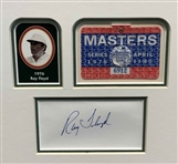 Masters Champions 1976-2000 Display w/ Signatures & Series Badges Ltd Ed #2/5 JSA ALOA