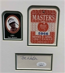 Masters Champions 1976-2000 Display w/ Signatures & Series Badges Ltd Ed #2/5 JSA ALOA