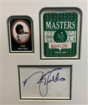 Masters Champions 1976-2000 Display w/ Signatures & Series Badges Ltd Ed #2/5 JSA ALOA