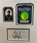 Masters Champions 1976-2000 Display w/ Signatures & Series Badges Ltd Ed #2/5 JSA ALOA