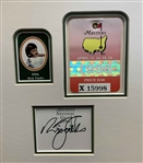 Masters Champions 1976-2000 Display w/ Signatures & Series Badges Ltd Ed #2/5 JSA ALOA