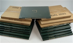A Collection of (17) Masters Tournament Annual Books from 1978 to 2025