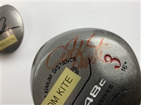 Larry Nelson & Tom Kite Signed Fairway Wood Golf Club Heads JSA ALOA