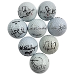 Weiskopf, Leonard, Els & 5 Other Major Winners Signed Golf Balls JSA ALOA