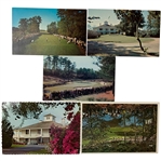 Group of five Augusta National & Masters Tournament Postcards
