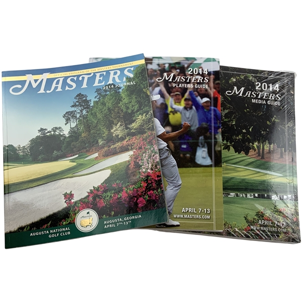 A Trio of 2014 Masters Tournament Official Publications