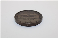 1904 Isle Of Purbeck GC Pilot Cup Medal Presented by President Ralph Bankes to Winner Gerald Robinson 