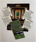 A Collection of 2017 Masters Tournament Official Memorabilia Including Badges and Programs
