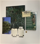 A Collection of 2003 Masters Tournament Memorabilia Including Two Badges Journal and Media