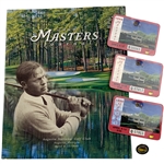 A Collection of 1998 Masters Tournament Memorabilia Including Journal and Badges