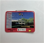 A Collection of 1998 Masters Tournament Memorabilia Including Journal and Badges