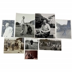 A Collection of Nine Vintage Photographs of British Golfer Henry Cotton