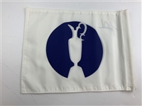 Tiger Woods Signed Open Championship 2005 Practice Used Flown Flag JSA ALOA
