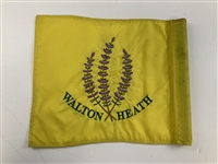 Two (2) Walton Heath Golf Club Flown Flags Two Pin Flags & Scorecard