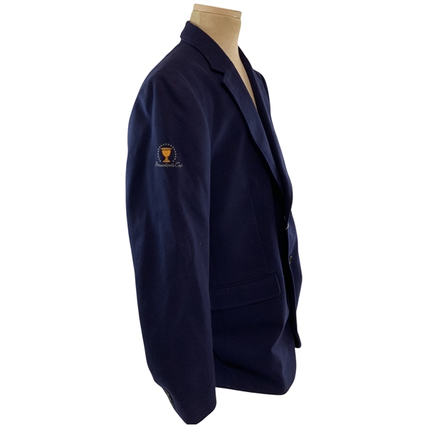 Lacoste Presidents Cup Navy Blue Blazer Sport Coat Size US XXL
