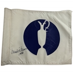 Mark OMeara Signed Open Championship Practice Round Used Flown Flag w/ 1998 JSA ALOA