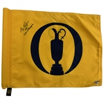 Bill Rogers Signed Open Championship Flown Used Flag w/ 1981 Open Champion JSA ALOA