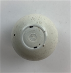 Vintage Golf Ball-Form Cast Metal Novelty Coin Bank