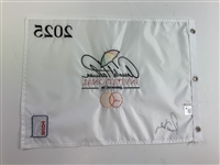 Champ Russell Henley Signed 2025 Arnold Palmer Invitational Embroidered Flag JSA ALOA