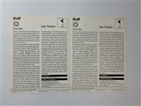 A Collection of Four 1977-1979 Sportscaster Golf Trading Cards Including BGS Graded Bobby Jones and Sam Snead