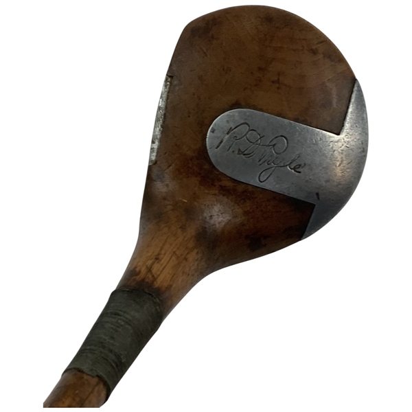 Antique P. D. Pyle Race Brook Bulger Driver Hickory Shaft Golf Club