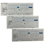 Gay Brewer, Doug Ford, Tommy Aaron & 3 Others Signed Ameritech Senior Open Pro-Am Scorecards 