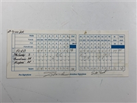 Gay Brewer, Doug Ford, Tommy Aaron & 3 Others Signed Ameritech Senior Open Pro-Am Scorecards 