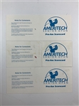 Gay Brewer, Doug Ford, Tommy Aaron & 3 Others Signed Ameritech Senior Open Pro-Am Scorecards 