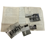 Henry Cotton Archive of Original Manuscript Materials & Photographs Possibly Used