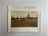 A Pair of Pine Valley Sepia-Toned Silver Gelatin Golf Photographs
