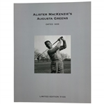 Limited Edition 7 of 100 Bobby Jones Augusta National Golf Club Original Greens Plans Facsimile Book