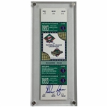 Nolan Ryan Signed 1993 (Final Season)Texas Rangers Phantom World Series Full Ticket Numbered 231/500 JSA ALOA