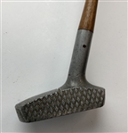 Antique Schenectady Center-Shafted Aluminum Putter Licensed to Harry C. Lee and Co.