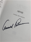 Arnold Palmer Signed Guest, Larry. Arnie: Inside the Legend 1997. Second Edition JSA ALOA