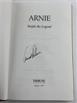 Arnold Palmer Signed Guest, Larry. Arnie: Inside the Legend 1993 First Edition JSA ALOA