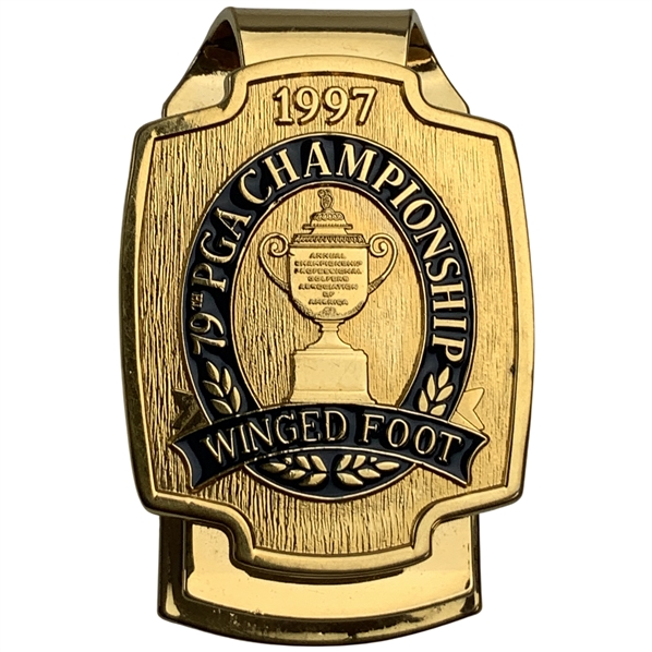 1997 Winged Foot 79th PGA Championship Money Clip by Malcolm DeMille