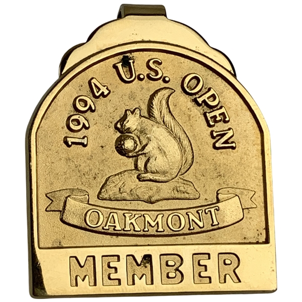 1994 U.S. Open Oakmont Country Club Member Gold-Tone Money Clip