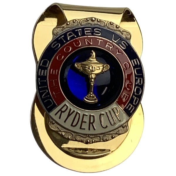 1999 Ryder Cup at The Country Club Money Clip - New Old Stock
