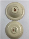 A Pair of Royal Doulton Bunnykins Ceramic Golfing Tableware Items by Barbara Vernon