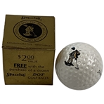 Spalding 1971 Commemorative Moonball Golf Ball with Original Promotional Box