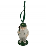 Masters Caddie Gnome Ceramic Holiday Ornament in Original Box