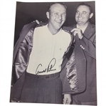 Arnold Palmer Signed Photo Depicting 1958 Green Jacket Ceremony JSA ALOA