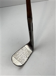 Antique Slotted Hosel Hand Forged Hickory Shafted Mashie Golf Club