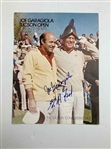 Joe Garagiola & Gerald Ford Dual Signed 1979 Tucson Open Program Cover and 1981 Pinback Button JSA ALOA