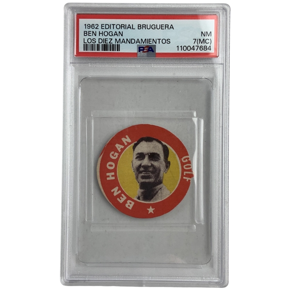 1962 Ben Hogan Editorial Bruguera Los Diez Mandamientos Argentina Card - Rare PSA 7(MC)