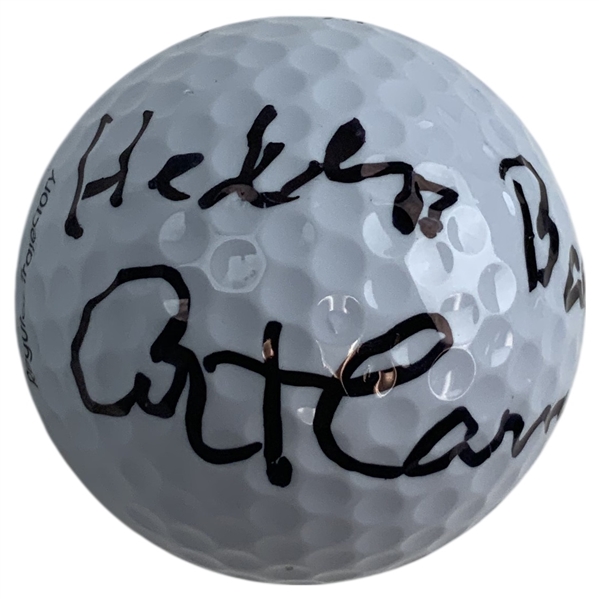 Actor Art Carney Signed Top-Flite XL Golf Ball w/ Hello Ball Beckett BAS